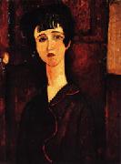 Amedeo Modigliani Portrait of a girl ( Victoria ) oil painting artist